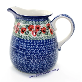 Dzbanek 1,9L dek. 2538X Czerwone Bratki